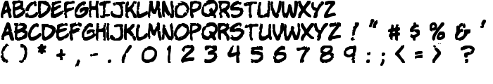 VTC StressedHand Regular font