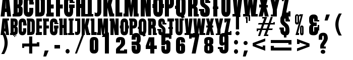 VTC SubwaySlamSC Regular font