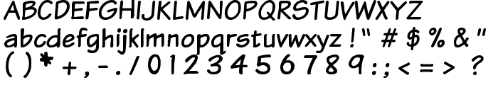 VTCSundaykomix font