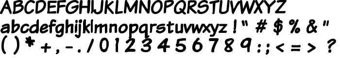 VTCSundaykomixBold font