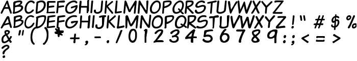 VTCSundaykomixcaps font