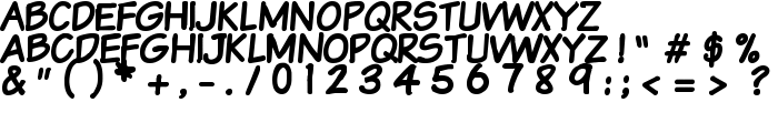 VTCSundaykomixcapsBold font