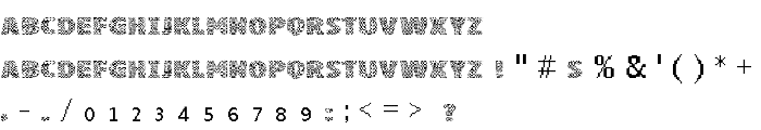 vtks squares font