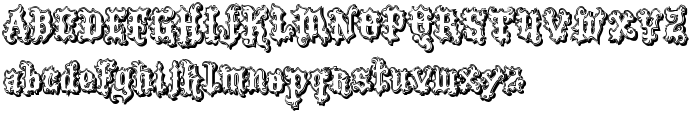 VTKS Tattoo Shadow font