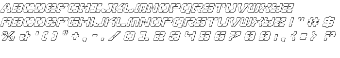 Vyper Shadow Italic font