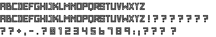 SF WADIM GIANT OUTLINE font