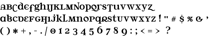 Water Street font