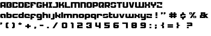 Weaponeer Expanded font