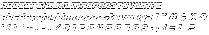 Weaponeer Shadow Italic font