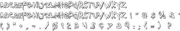 Were-Beast Shadow font