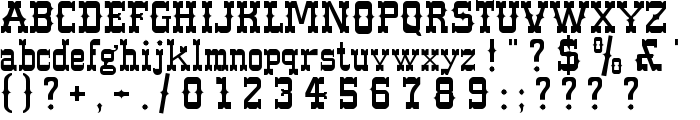 Western Normal font