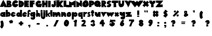 Westfalia SansRegular font