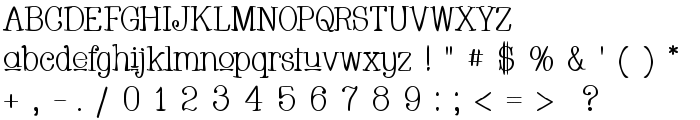 Whackadoo Upper font