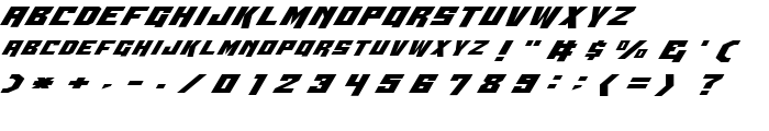 Whiskey Bravo Victor Ex font