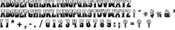 Whiskey Town Buzzed font