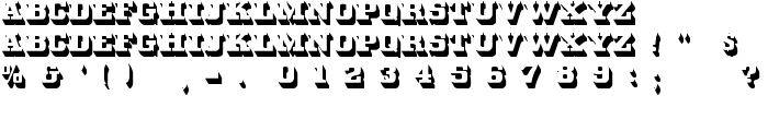 White Bold font