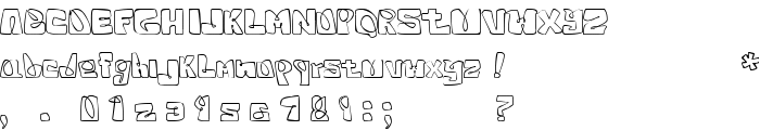 White Squared font