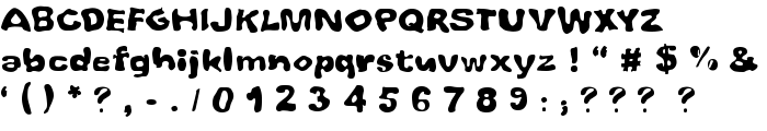 Whoobub font