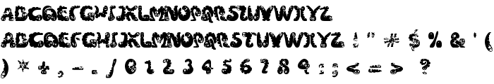 Wibbles font