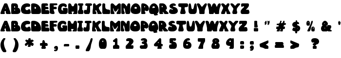 Wobbles font