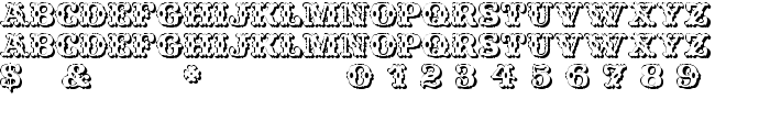 Wild West Shadow font