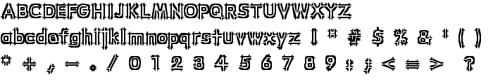 Wincing BRK font