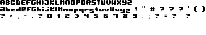 Pormask 2039 font