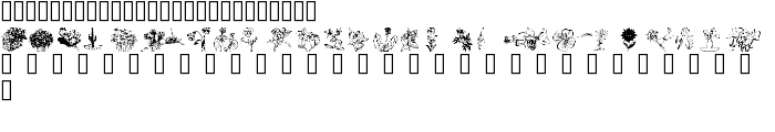 wmflowers2 font