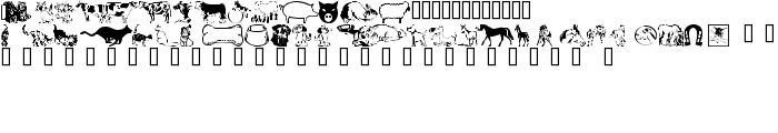 wmanimals1 font