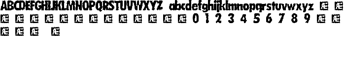 Wobbly BRK font