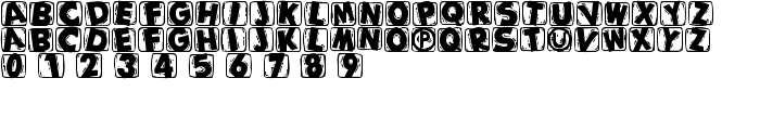 WoodcuttedCapsBlack font