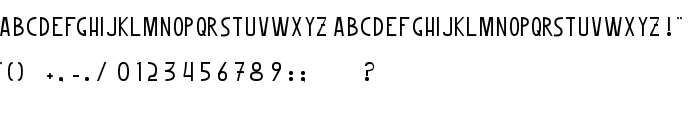 Woomble erc 2006 font