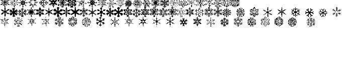 WWFlakes font