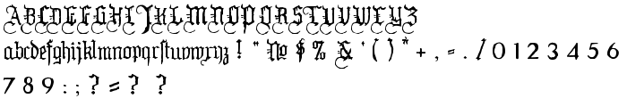 WW2Blackletter HPLHS font