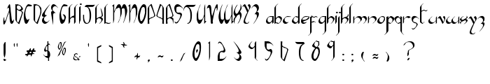 Xaphan font