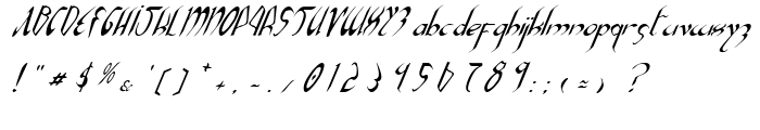 Xaphan Italic font