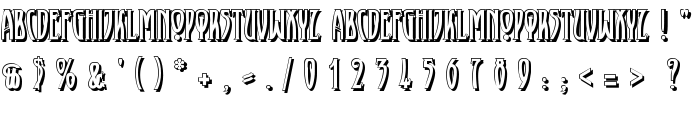 XAyax Schatten font