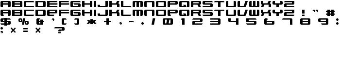 Xenotron Broadstroke font