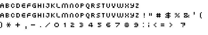 XG pixo font