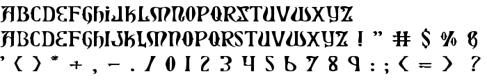 Xiphos Expanded font