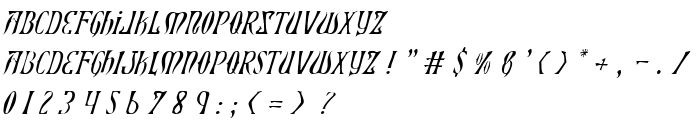 Xiphos Light Italic font