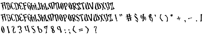 Xiphos Rotated font