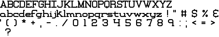 Xipital BRK font