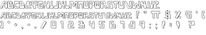 XPED Shadow font