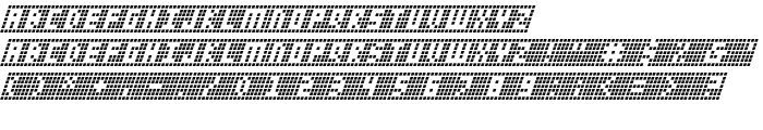 Y-Grid Italic font