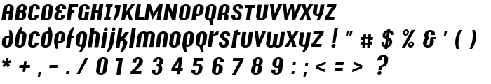 Y2K Analog Legacy Italic font