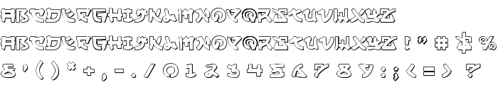 Yama Moto 3D font