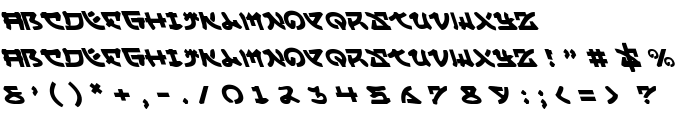 Yama Moto Leftalic font