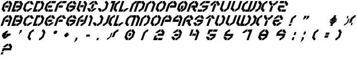 Year 3000Bold Italic font