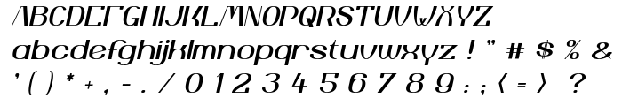 Yiggivoo Unicode  Italic font